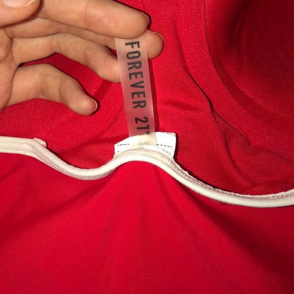 Forever 21 Strapless One Piece Swimsuit - Picture 3 of 3